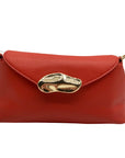 I.N.C. International Concepts Orange Avahh Sculpted Clutch Bag