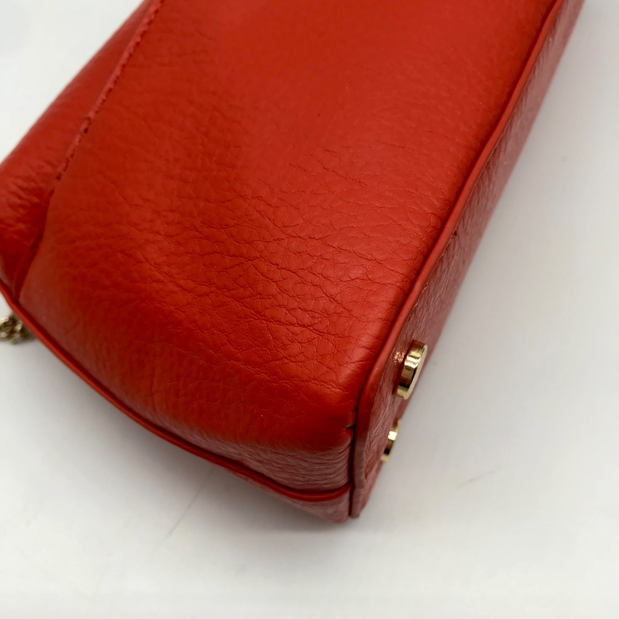 I.N.C. International Concepts Orange Avahh Sculpted Clutch Bag
