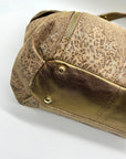 B. Markowsky Leopard Print Leather Shoulder Bag