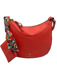 Nanette Leopore Orange Faux Leather Finley Crossbody bag
