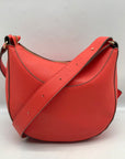Nanette Leopore Orange Faux Leather Finley Crossbody bag