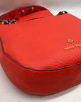 Nanette Leopore Orange Faux Leather Finley Crossbody bag