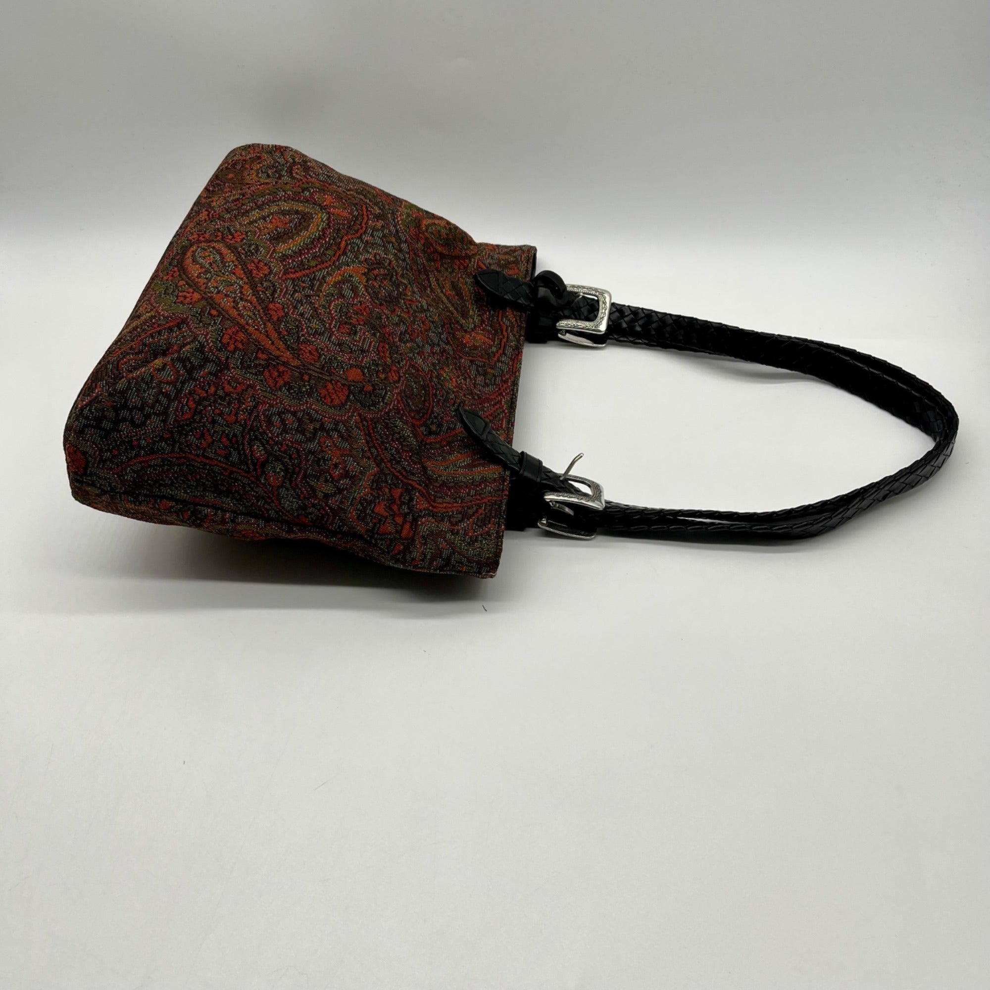 Brighton Multicolored Paisley Tapestry Shoulder Bag