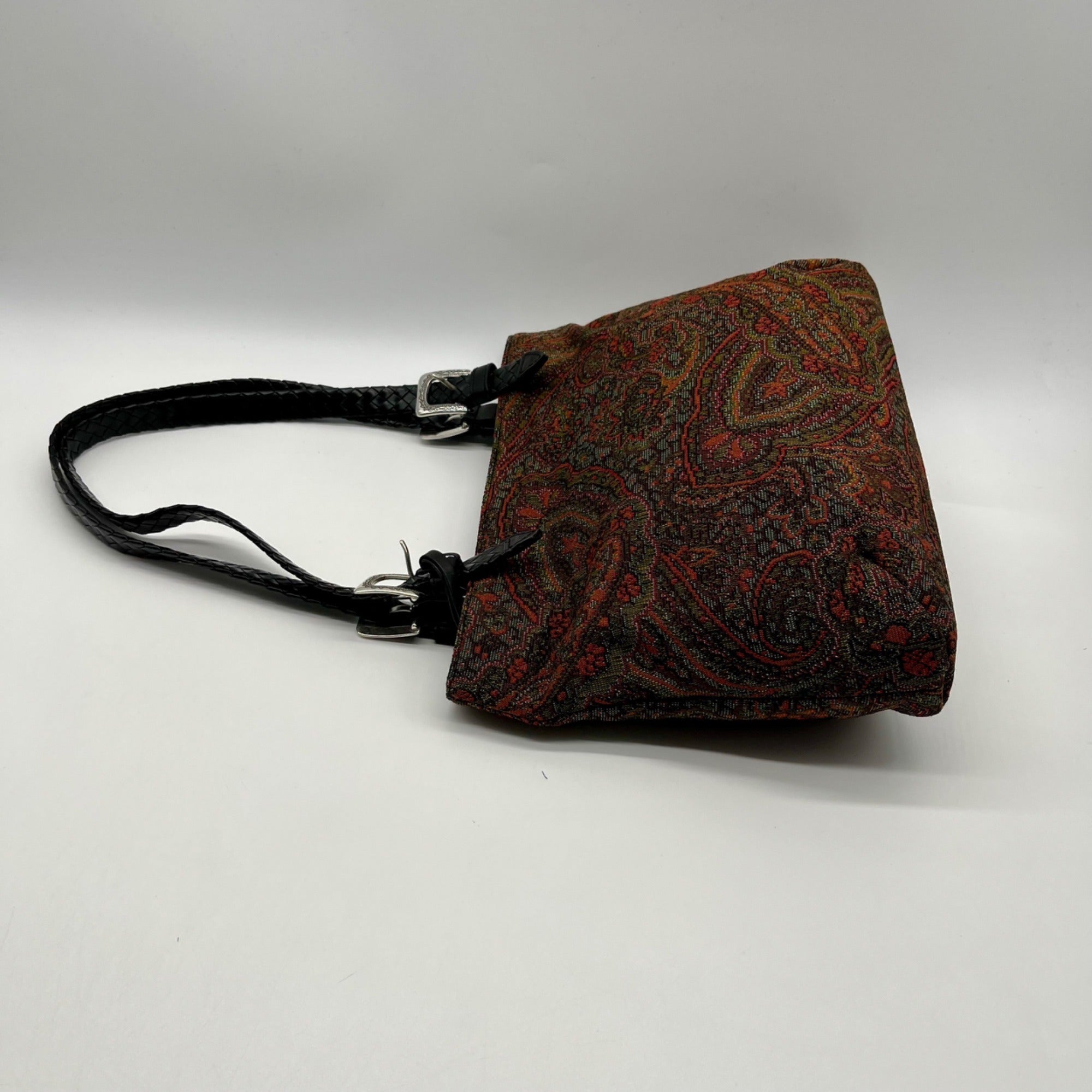 Brighton Multicolored Paisley Tapestry Shoulder Bag
