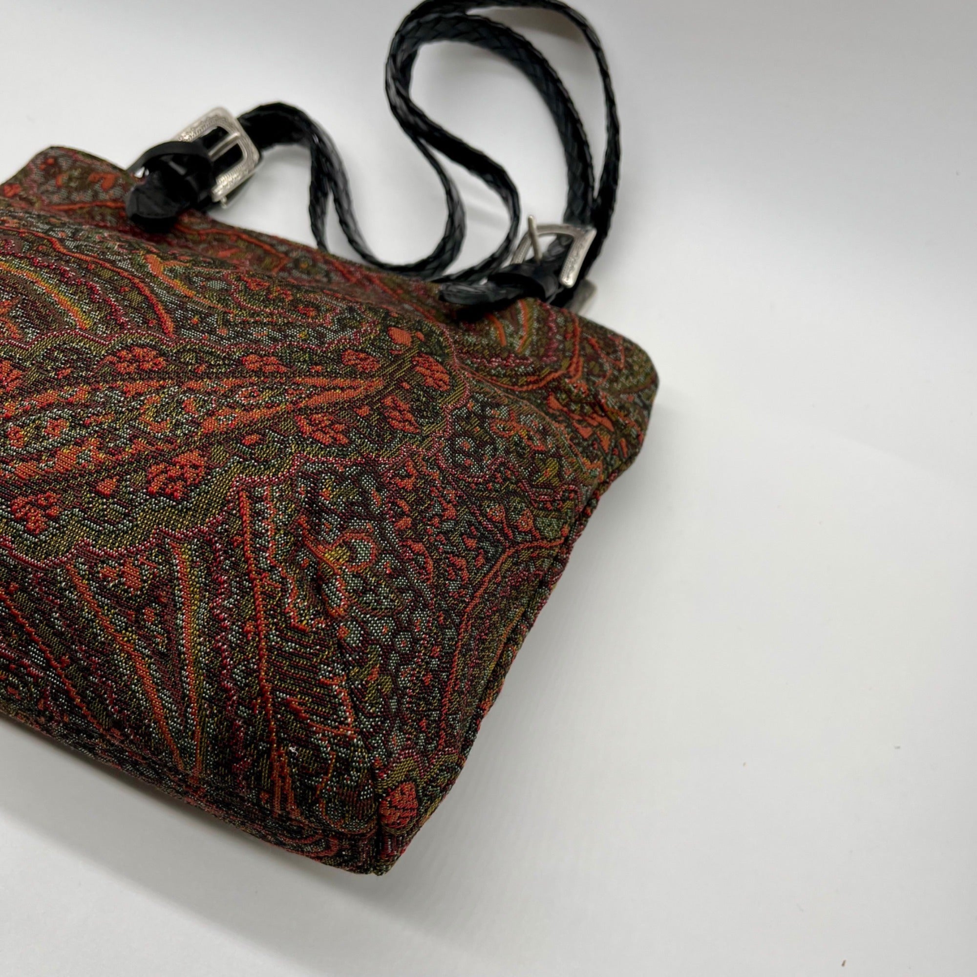 Brighton Multicolored Paisley Tapestry Shoulder Bag