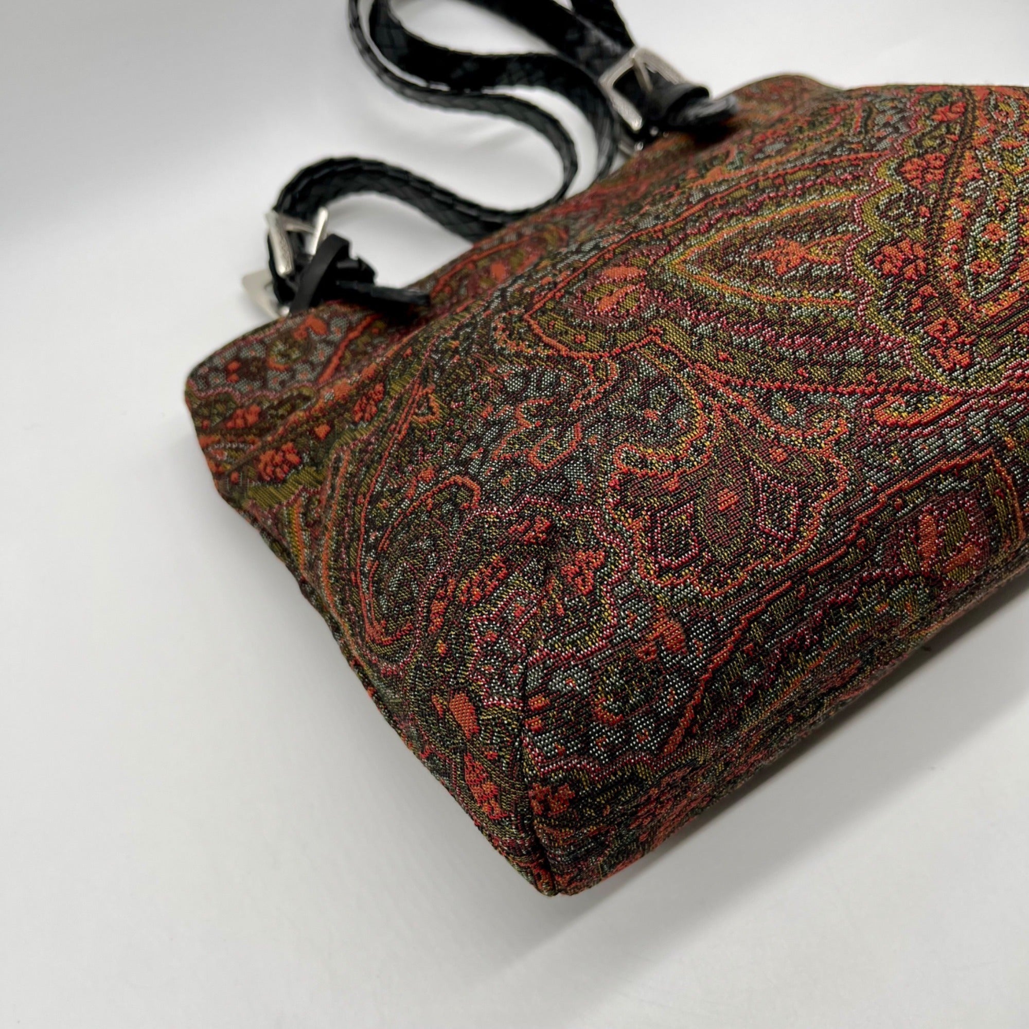 Brighton Multicolored Paisley Tapestry Shoulder Bag