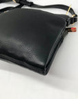 Michael Kors Black Leather Fulton Crossbody Bag