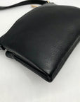 Michael Kors Black Leather Fulton Crossbody Bag