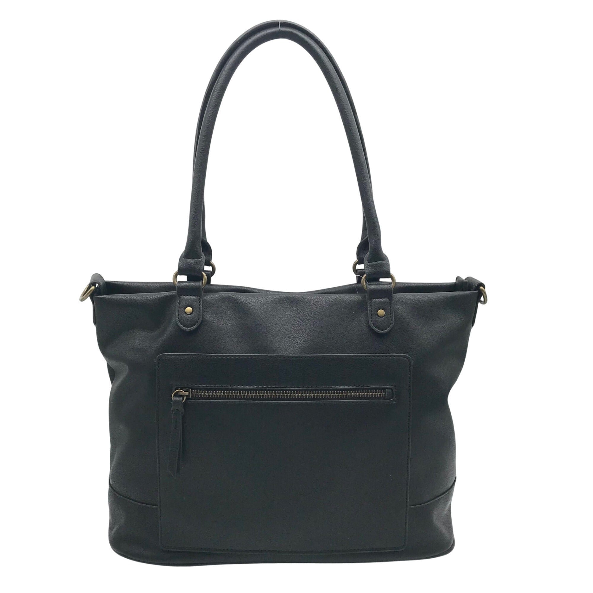 Style &amp; Co Black Hudsonn Tote Bag