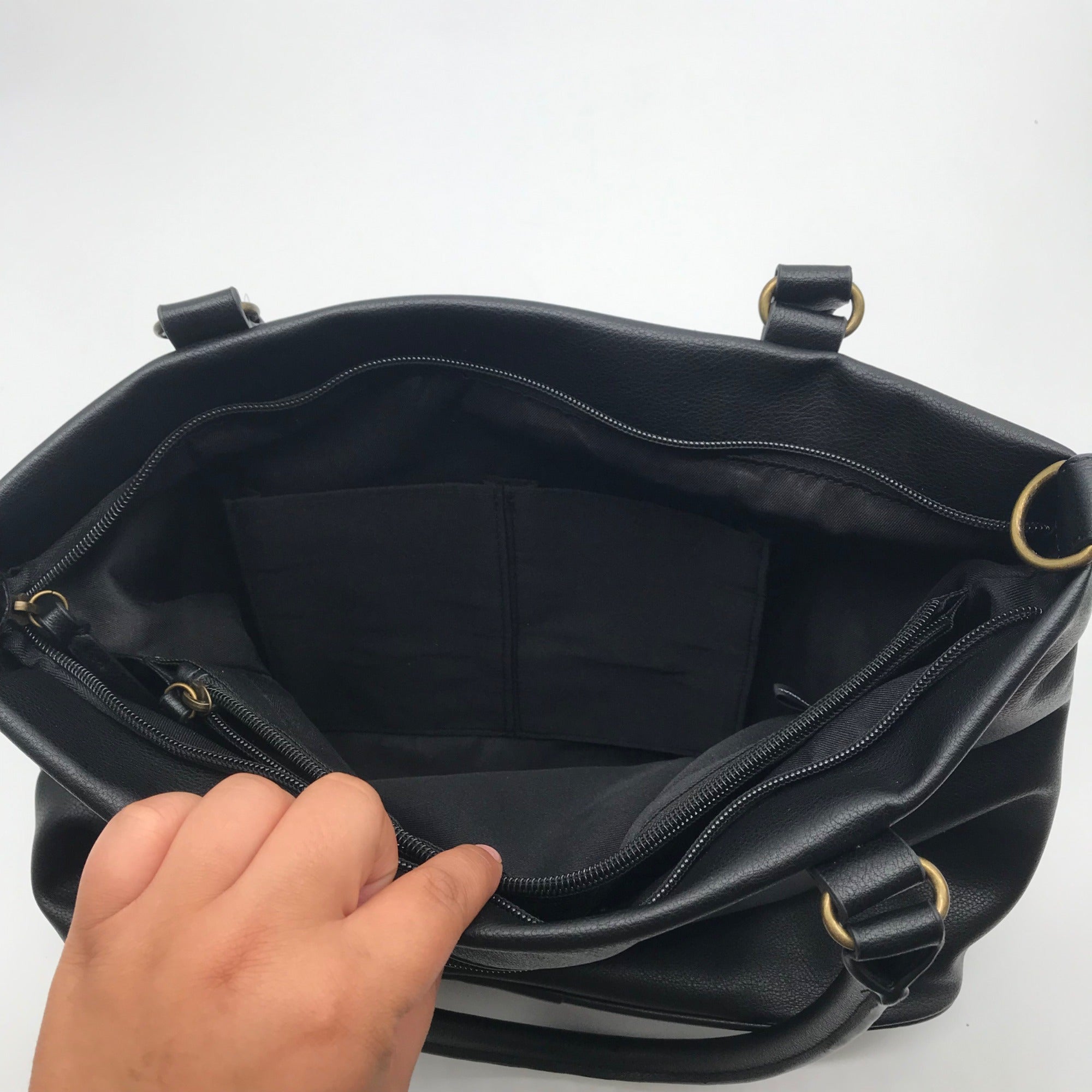 Style &amp; Co Black Hudsonn Tote Bag