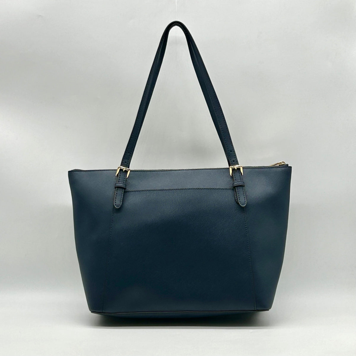 Michael Kors Navy Blue Saffiano Leather Shoulder Bag
