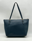 Michael Kors Navy Blue Saffiano Leather Shoulder Bag