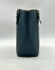 Michael Kors Navy Blue Saffiano Leather Shoulder Bag
