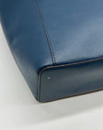 Michael Kors Navy Blue Saffiano Leather Shoulder Bag