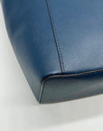 Michael Kors Navy Blue Saffiano Leather Shoulder Bag