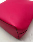 Coach Hot Pink Pebbled Leather Town Bucket Bag-91122