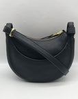 DKNY Black Crescent Barbara Crossbody Bag