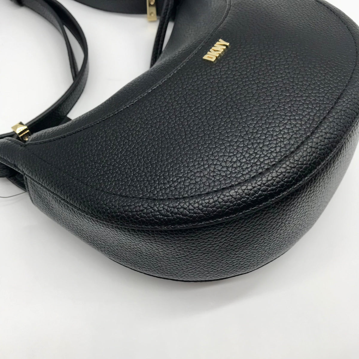 DKNY Black Crescent Barbara Crossbody Bag