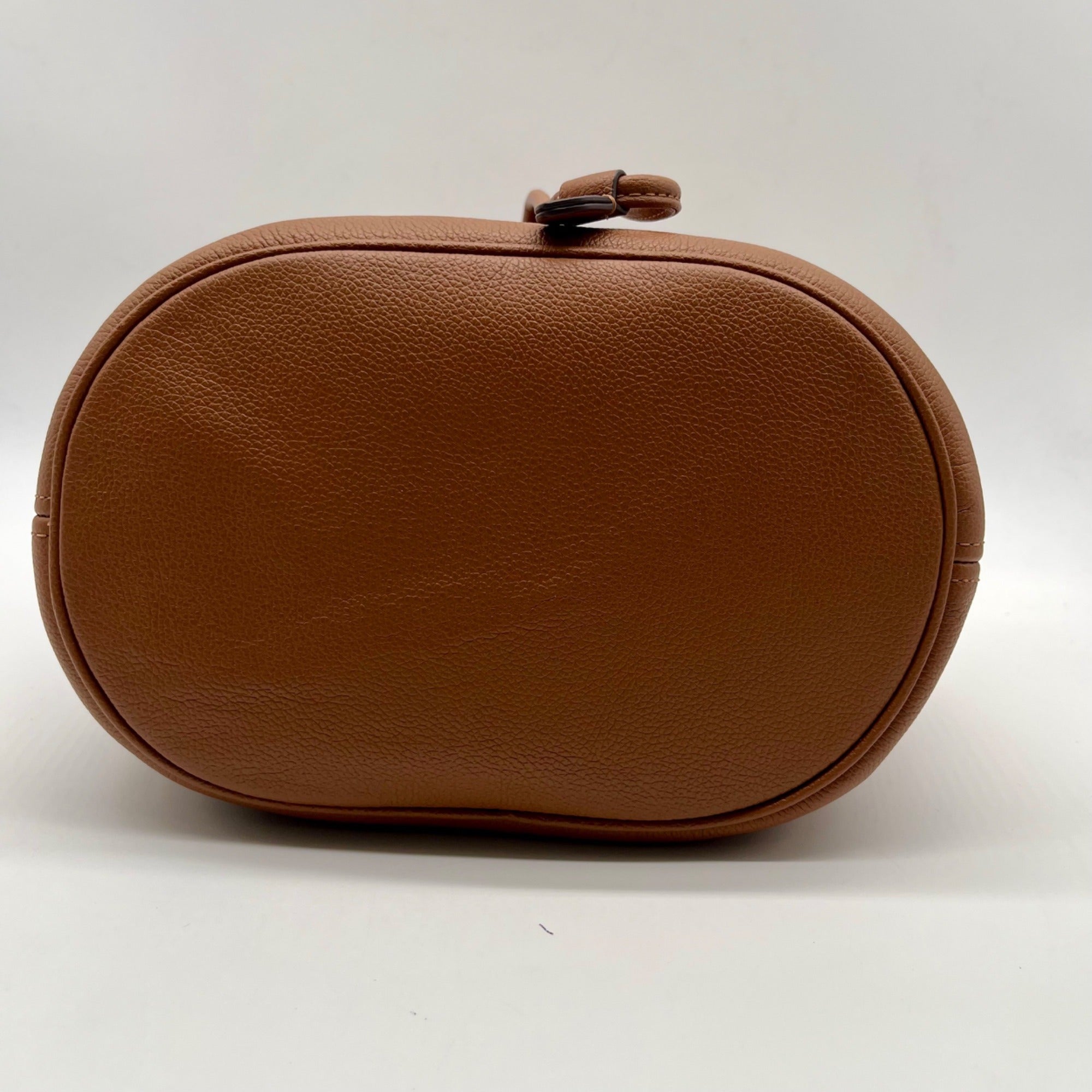Kate Spade Brown Pebbled Leather Rosie Bucket Bag