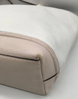 Kate Spade White Pebbled Leather Taren Oliver Street Tote Bag