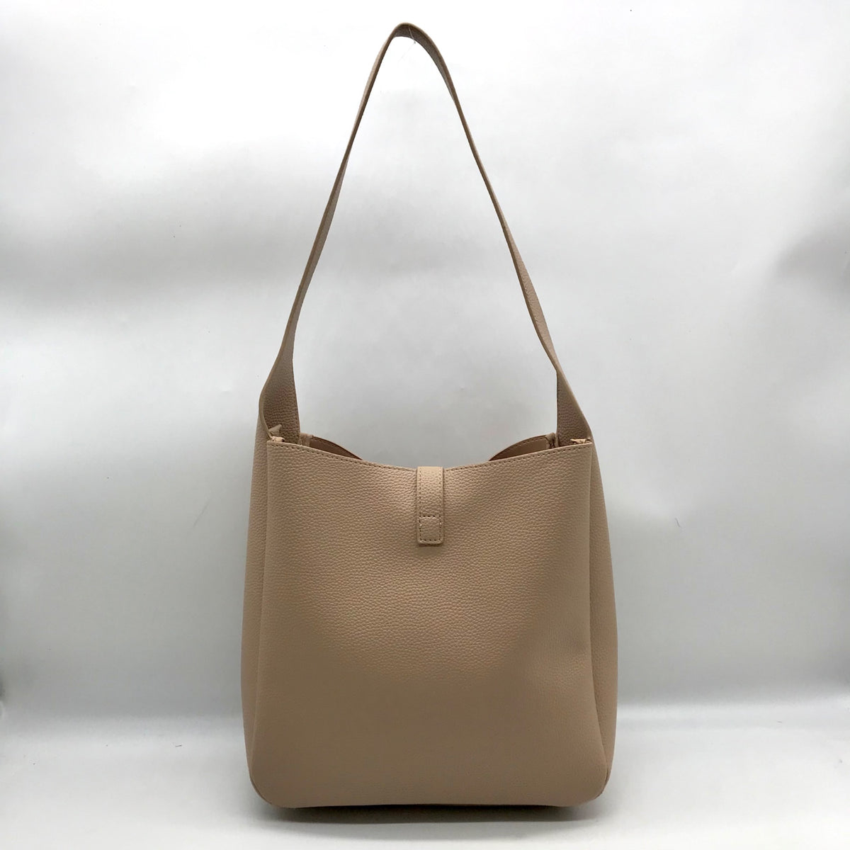 Like Dreams Taupe Big City Grace Shoulder Bag
