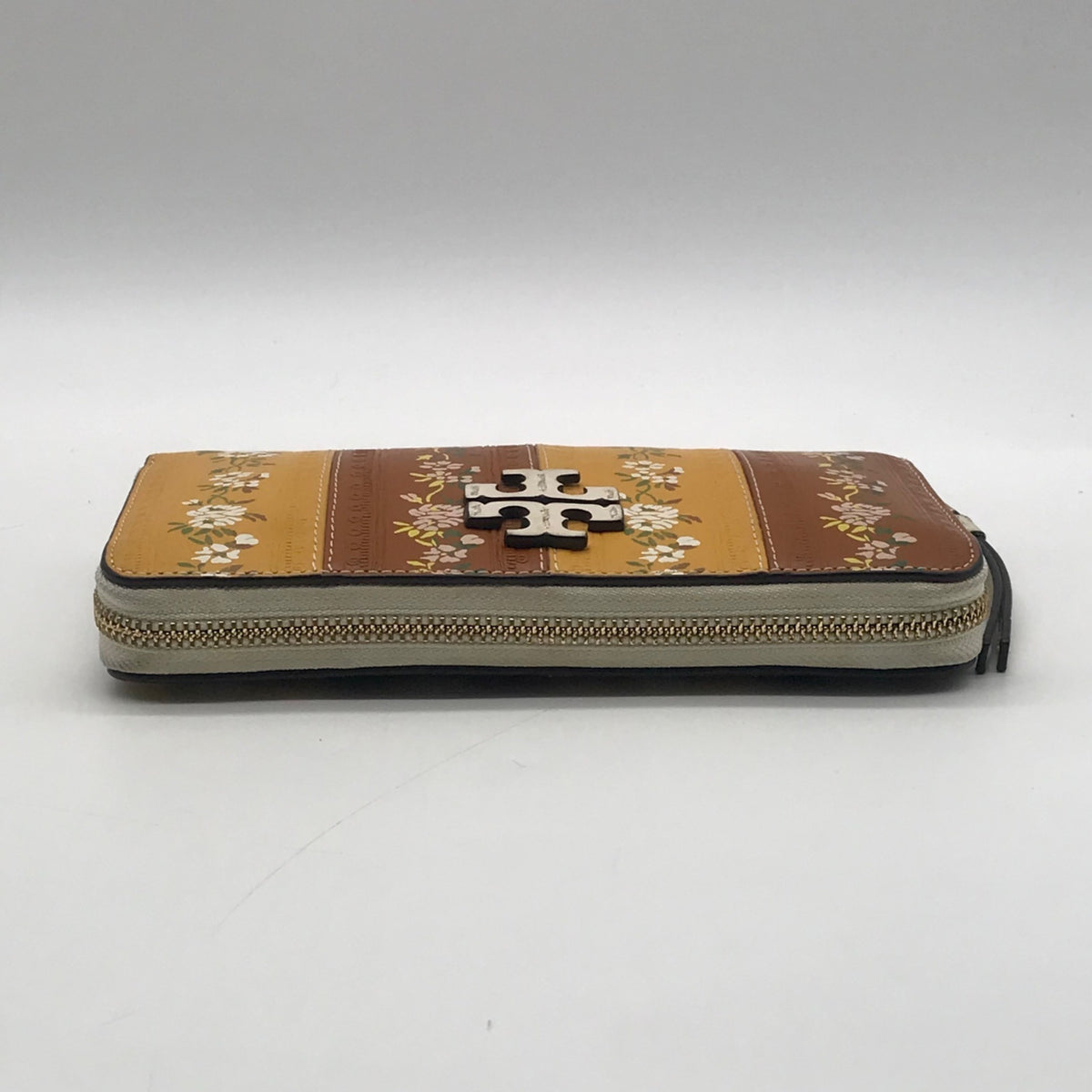 Tory Burch Floral Zip Continental Wallet