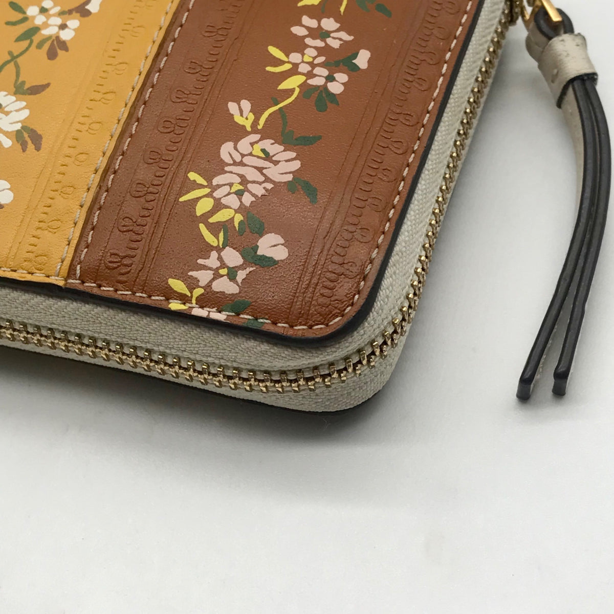Tory Burch Floral Zip Continental Wallet