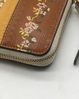 Tory Burch Floral Zip Continental Wallet