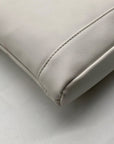 Giani Bernini White Nappa Leather Venice Crossbody Bag