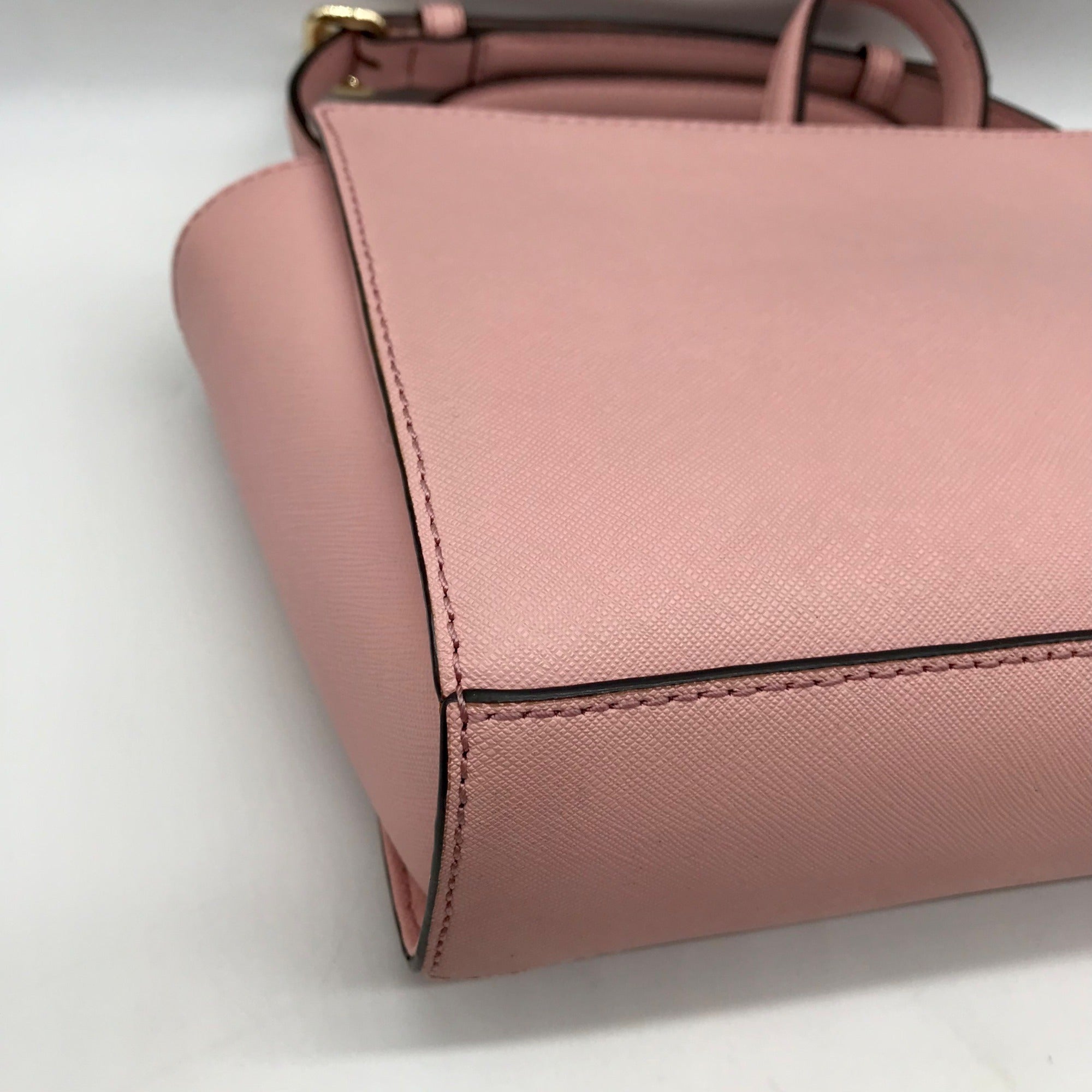 Kate Spade Pink Saffiano Leather Grand Street Hayden Crossbody Bag