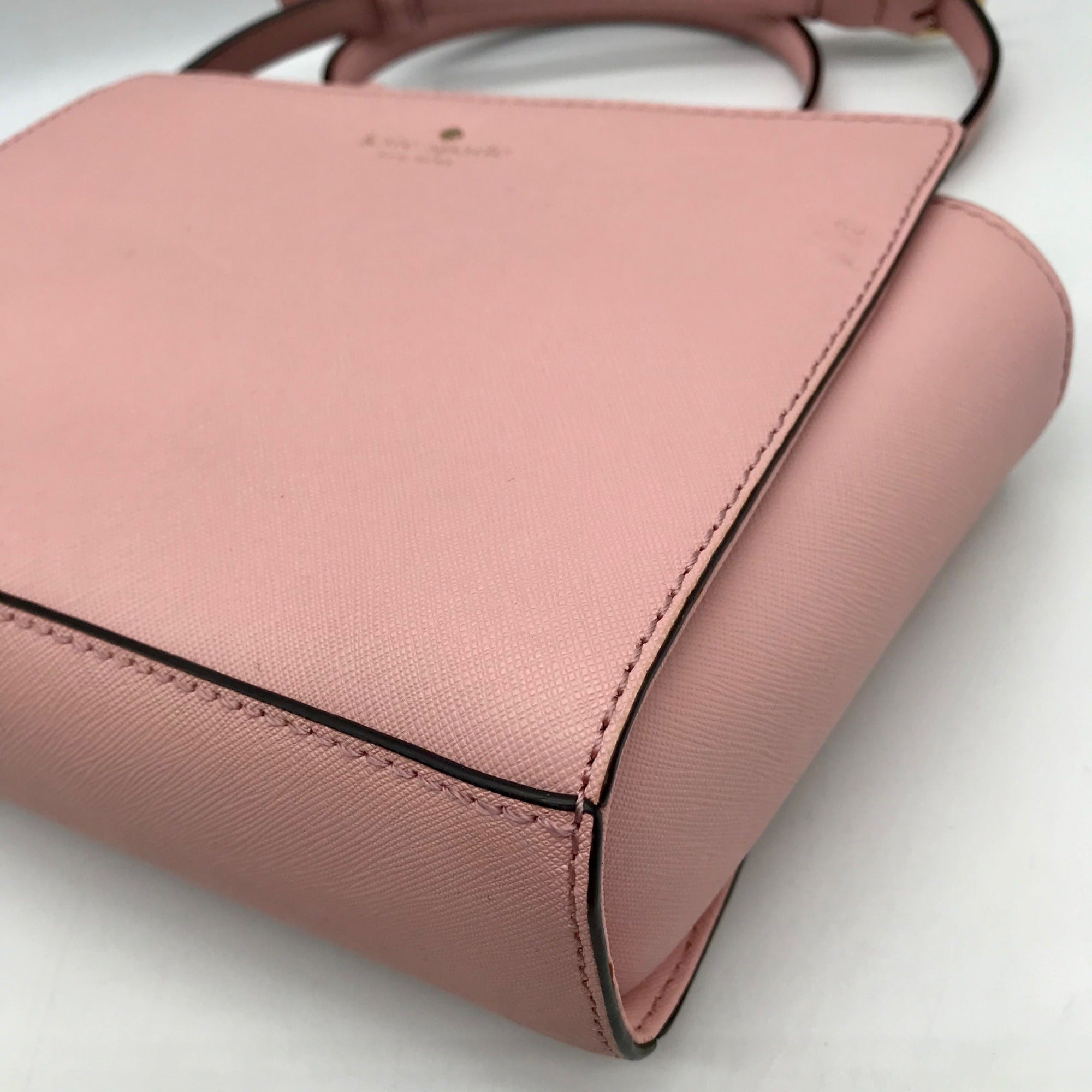 Kate Spade Pink Saffiano Leather Grand Street Hayden Crossbody Bag