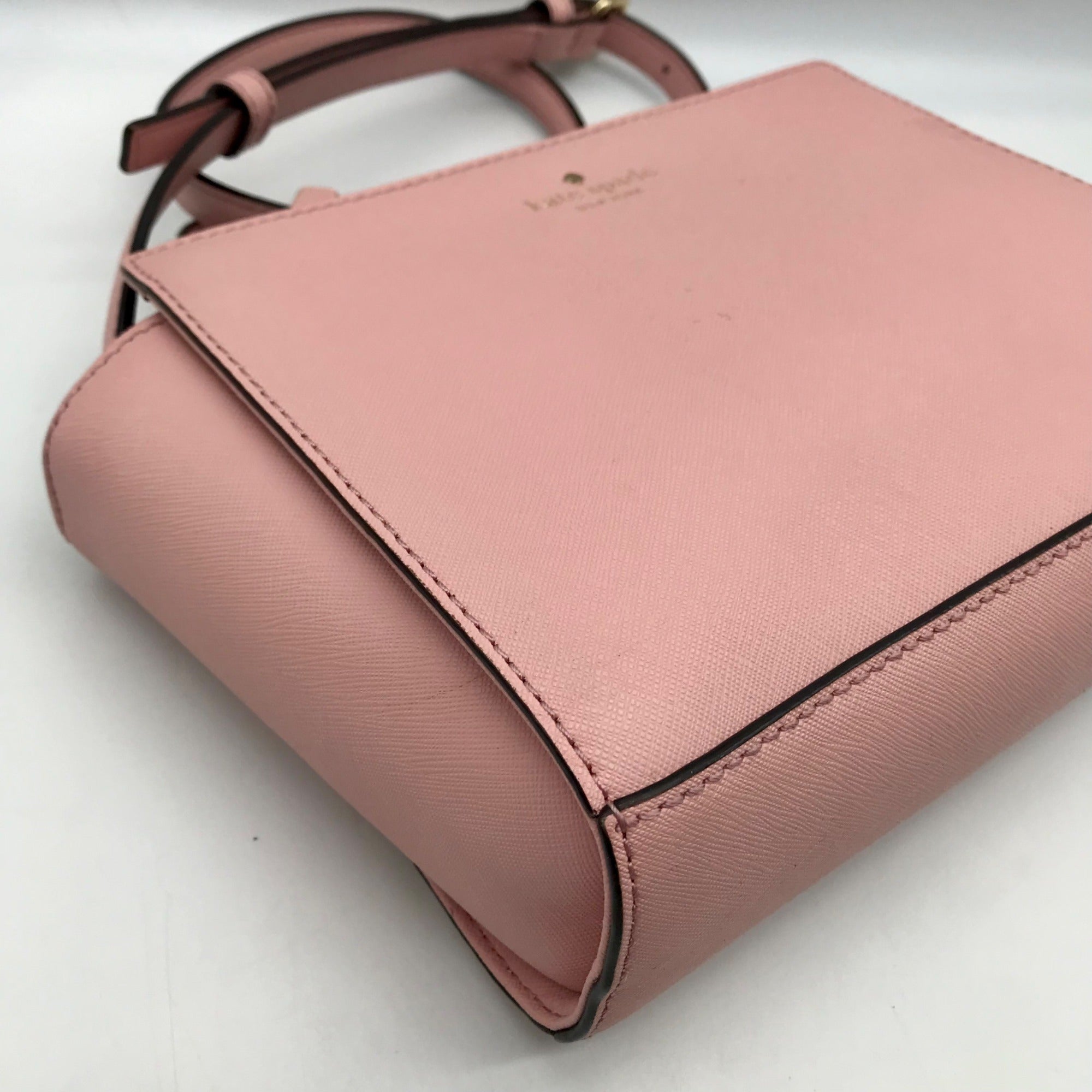 Kate Spade Pink Saffiano Leather Grand Street Hayden Crossbody Bag
