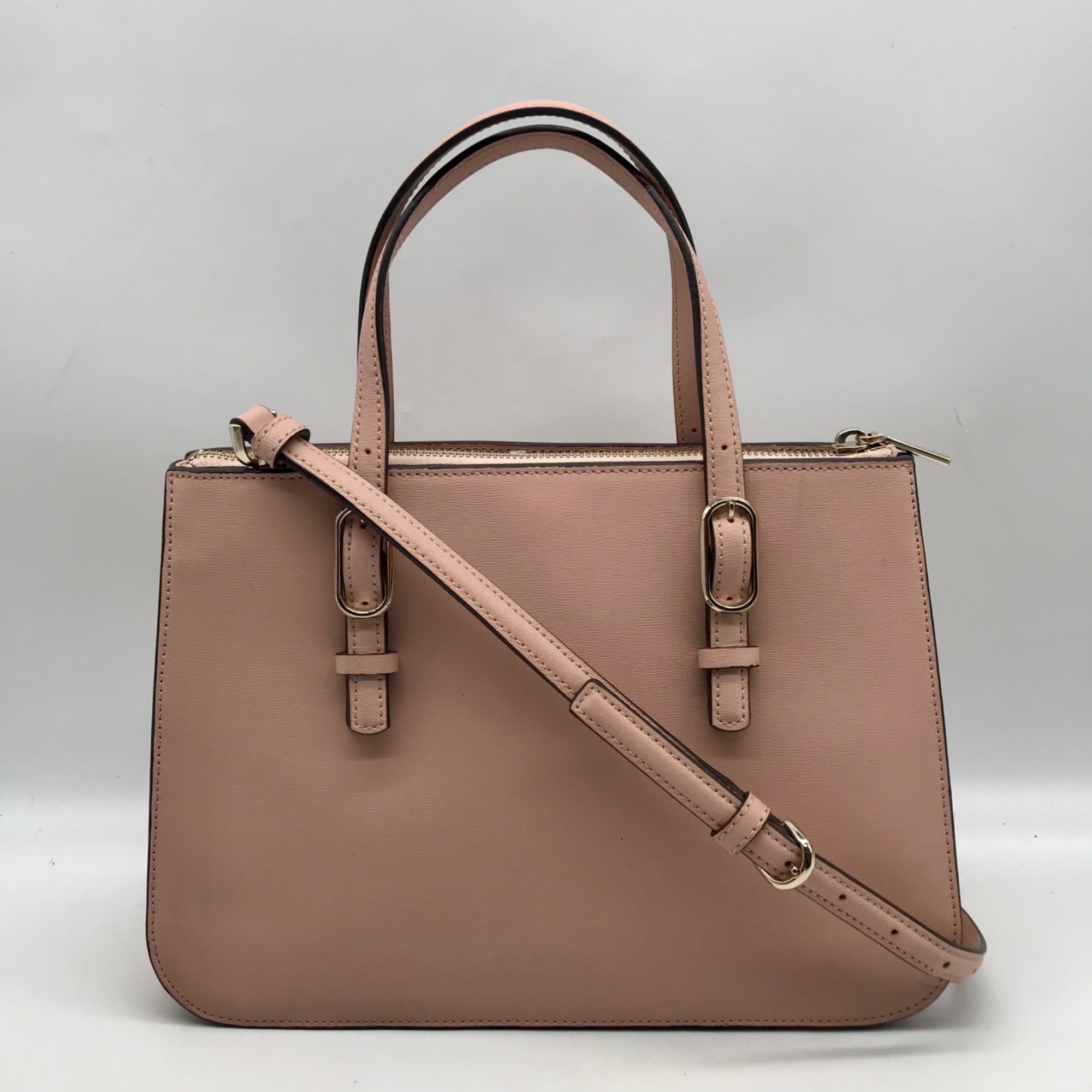 Kate Spade Rose Blush Saffiano Leather Connie Convertible Satchel Bag