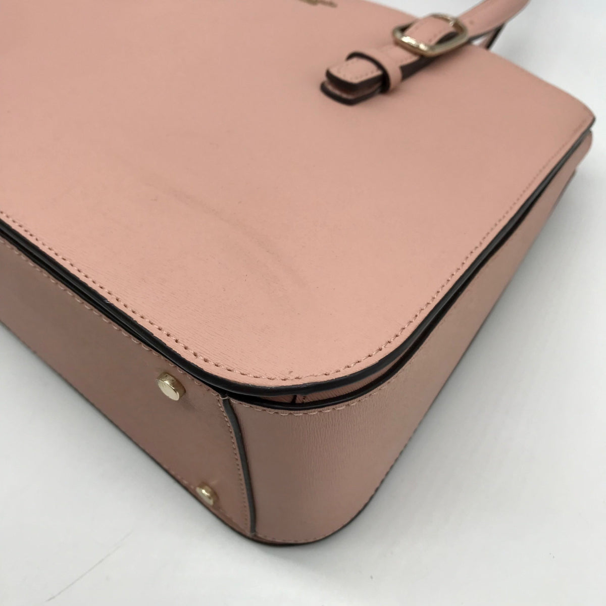 Kate Spade Rose Blush Saffiano Leather Connie Convertible Satchel Bag