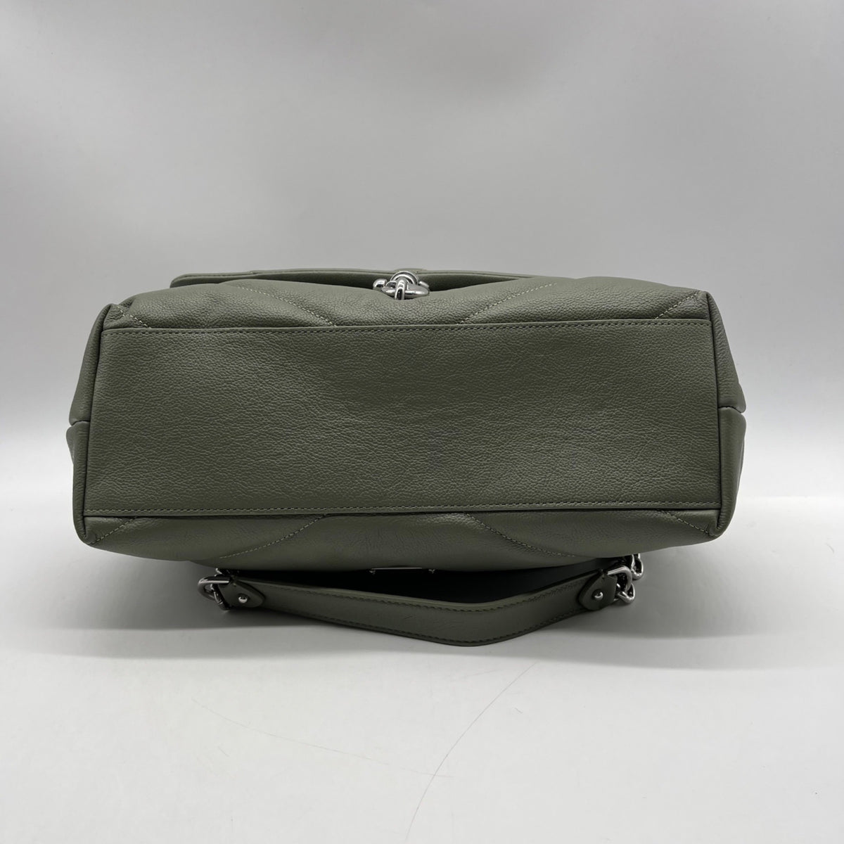 Rebecca Minkoff Green Quilted Leather Edie Maxi Shoulder Bag