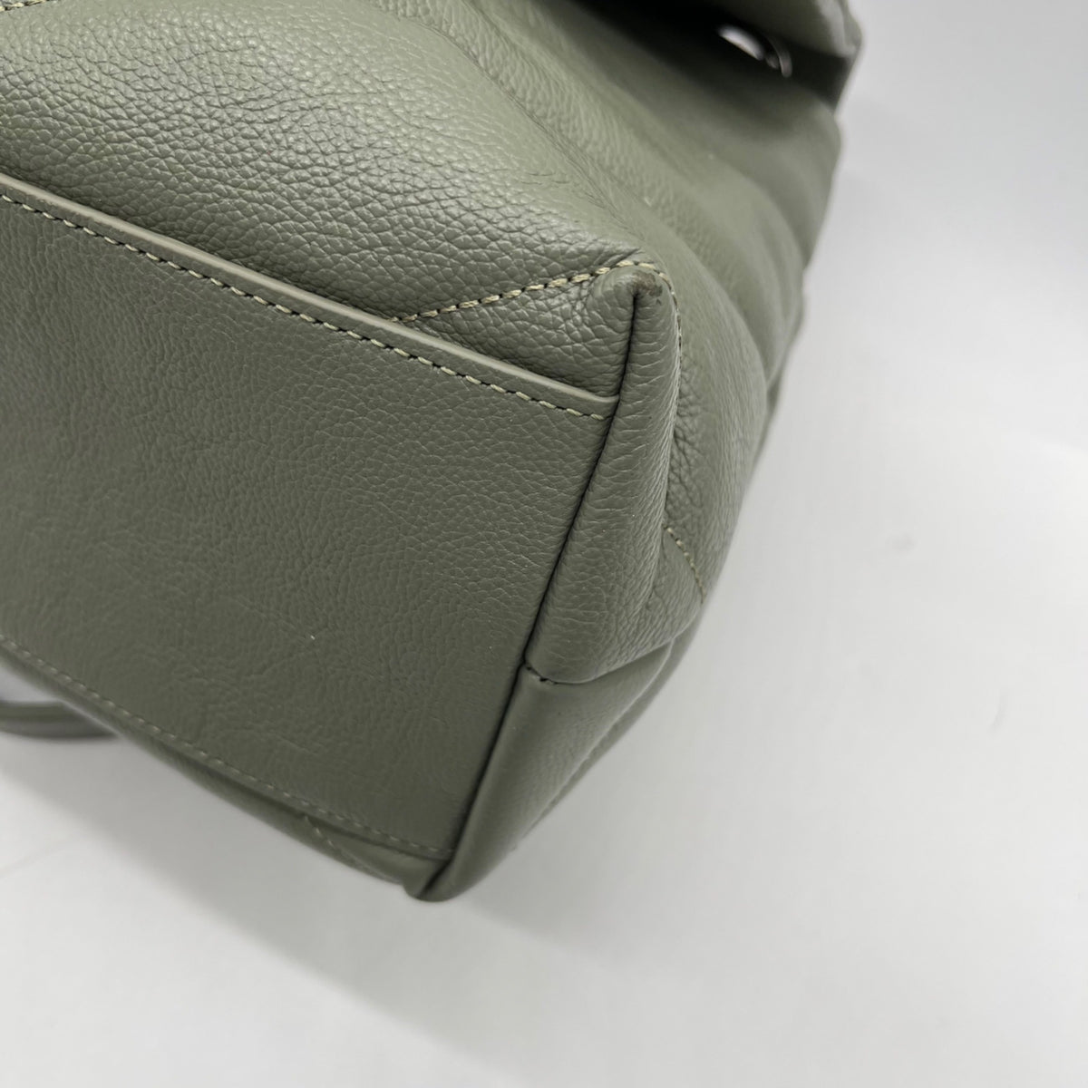 Rebecca Minkoff Green Quilted Leather Edie Maxi Shoulder Bag