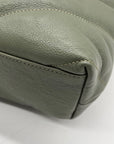 Rebecca Minkoff Green Quilted Leather Edie Maxi Shoulder Bag