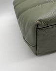 Rebecca Minkoff Green Quilted Leather Edie Maxi Shoulder Bag