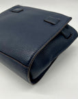 Michael Kors Blue Leather Hamilton Traveler Crossbody Bag