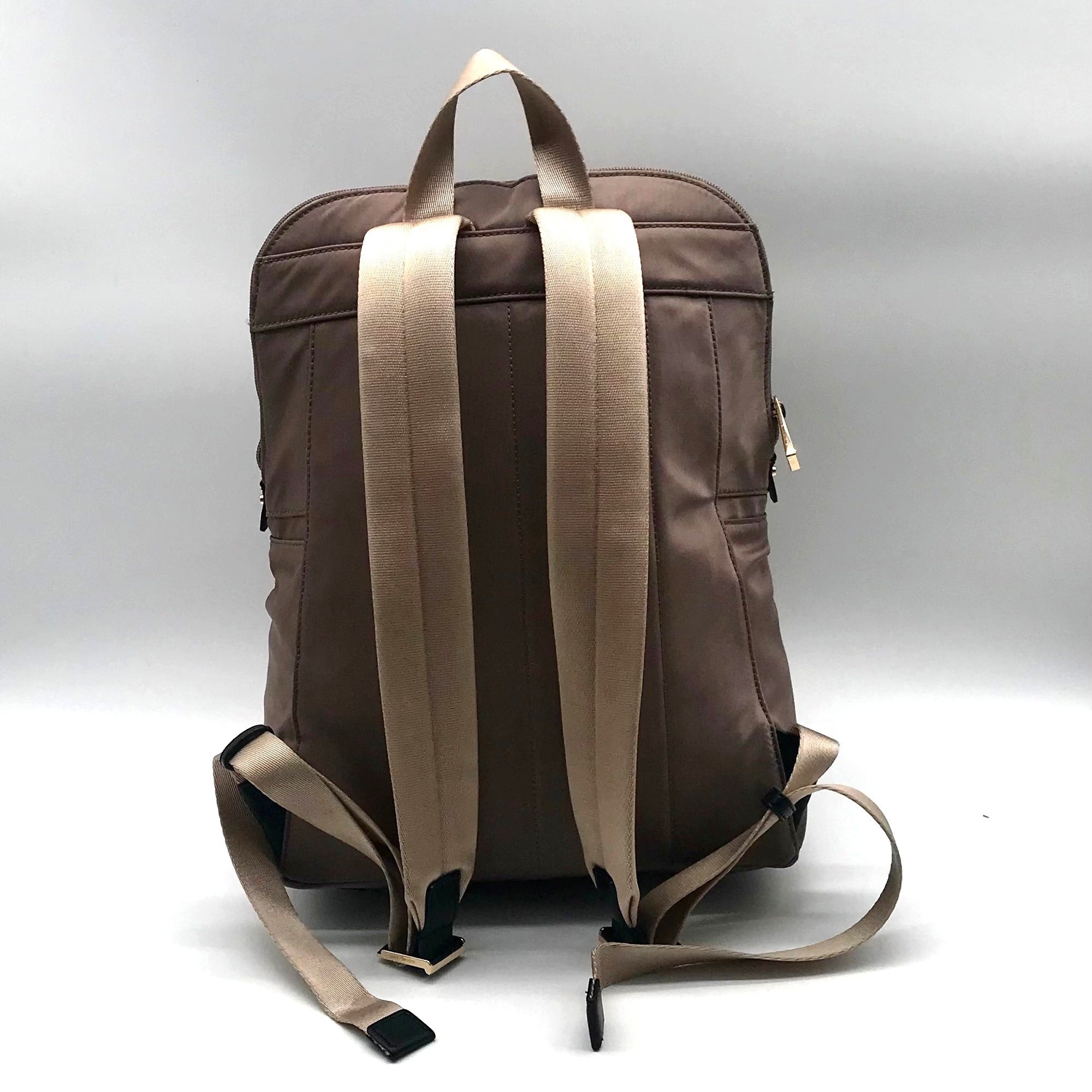 Michael Kors Dark Dune Nylon Polly Medium Backpack