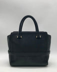 Kate Spade Black Small Pebbled Leather Allyn Satchel Bag