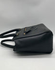 Kate Spade Black Small Pebbled Leather Allyn Satchel Bag