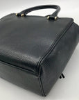 Kate Spade Black Small Pebbled Leather Allyn Satchel Bag