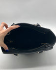 Kate Spade Black Small Pebbled Leather Allyn Satchel Bag