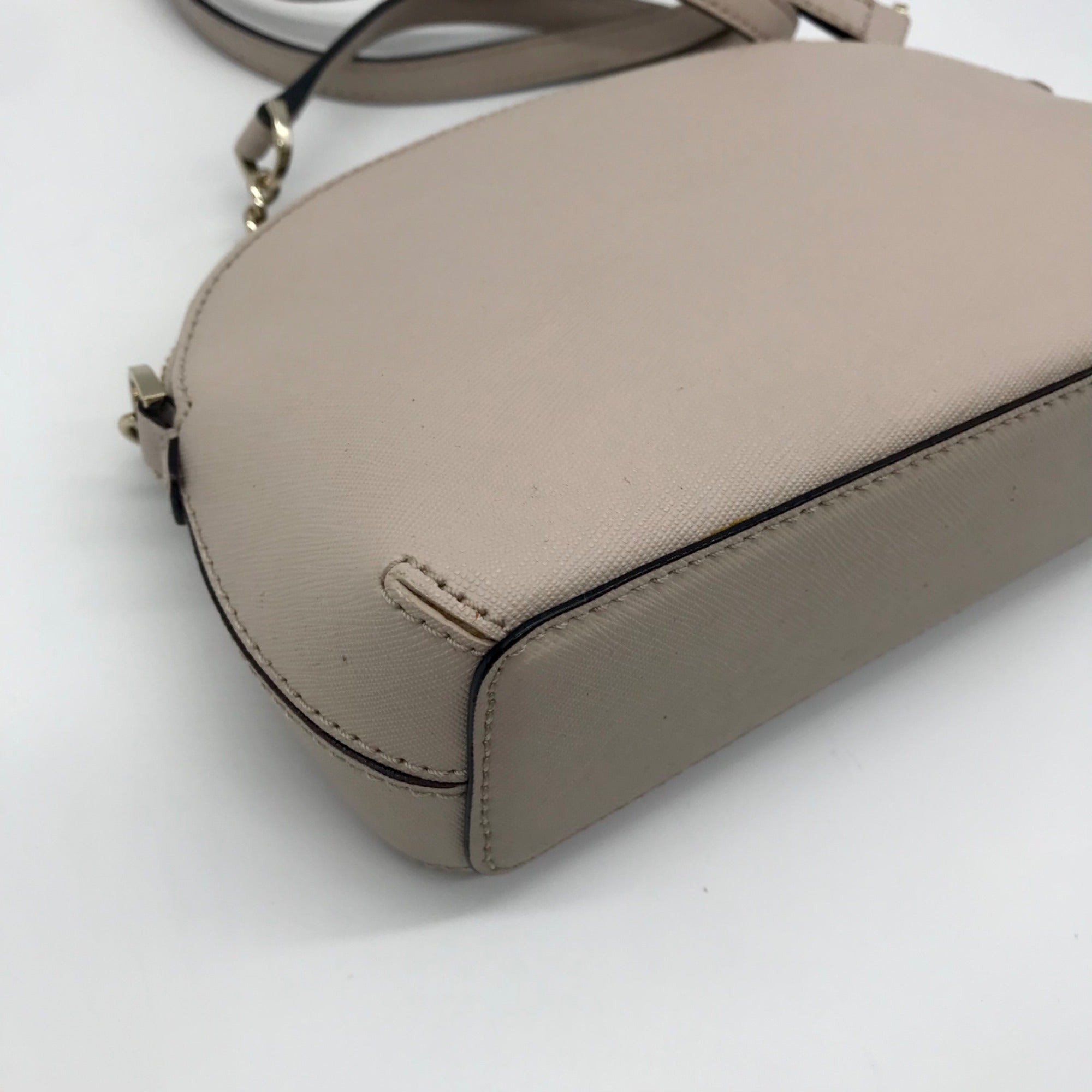 Kate Spade Beige Leather Cameron Street Hilli Crossbody Bag