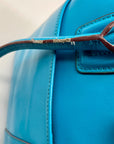 Antionio Melani Vibrant Turquoise Leather Shoulder Bag