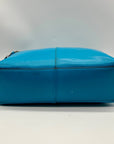 Antionio Melani Vibrant Turquoise Leather Shoulder Bag