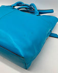 Antionio Melani Vibrant Turquoise Leather Shoulder Bag