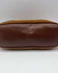 Patricia Nash Brown Suede Large Clutch