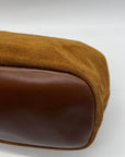 Patricia Nash Brown Suede Large Clutch